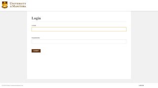 University of Manitoba - Login