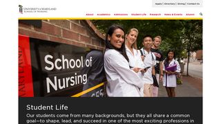 Student Life | University of Maryland School of Nursing