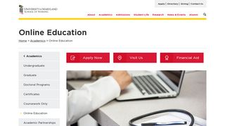 Online Education | University of Maryland School of Nursing