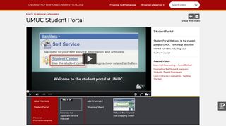 Student Portal - University of Maryland University College - FATV