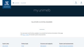 Login - The University Of Melbourne