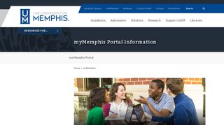 myMemphis Portal - The University of Memphis