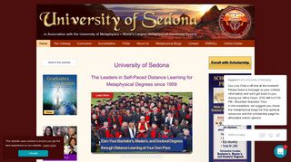 University of Sedona: World's Largest Metaphysics Degree University