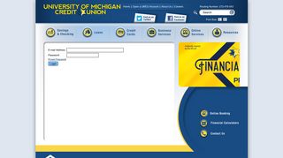 Security - Login - University of Michigan Credit Union