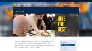 Recruiters - Michigan Ross - University of Michigan