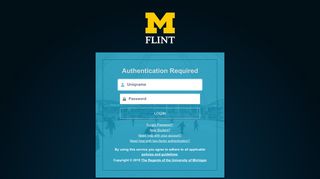 Login? - Weblogin | University of Michigan-Flint