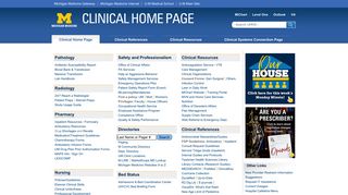 Michigan Medicine Clinical Home Page