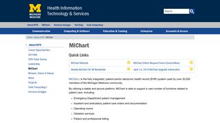 MiChart | Health Information Technology & Services
