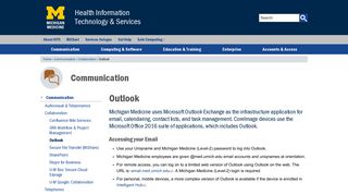 Outlook - Health Information Technology & Services - University of ...