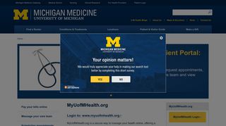 MyUofMHealth.org | Michigan Medicine