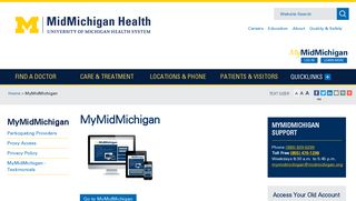 MyMidMichigan Manage Your Health Information Online ...