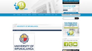 University of Mpumalanga | SAstudy.co.za | Study in South AfricaSA ...