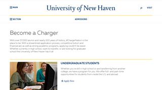 Apply - University of New Haven