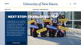 Accepted Undergraduate Students - University of New Haven