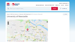 University of Newcastle | Service NSW