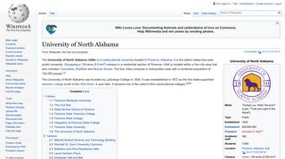 University of North Alabama - Wikipedia