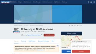 University of North Alabama - Profile, Rankings and Data | US News ...