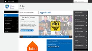 Jobs - The University of Sheffield