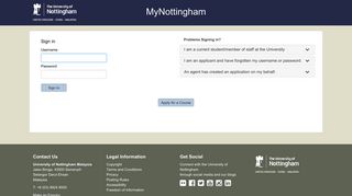 MyNottingham - University of Nottingham Malaysia
