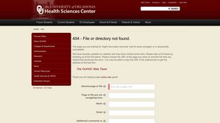 University of Oklahoma Health Sciences Center > Login