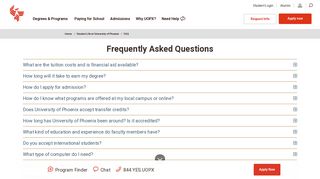Students - FAQs - University of Phoenix