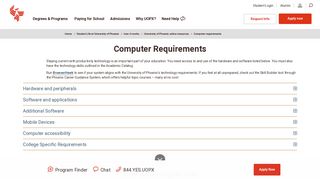 Online Computer Courses - Requirements - University of Phoenix