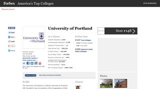 University of Portland - Forbes