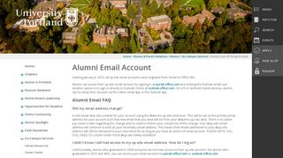 Alumni Email Account | University of Portland