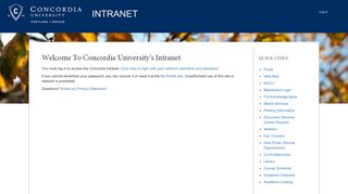 Intranet - Concordia University-Portland