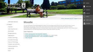 Moodle | University of Portland