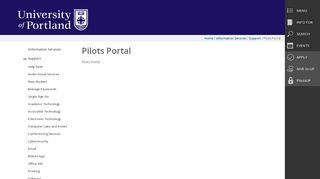 Pilots Portal | University of Portland