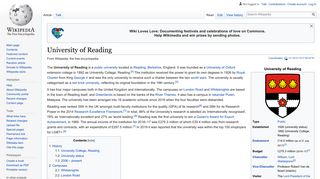 University of Reading - Wikipedia