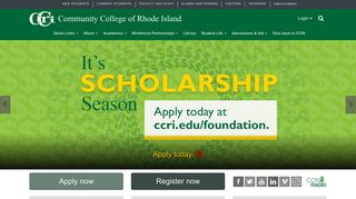 Community College of Rhode Island: Home Page
