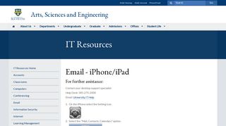 IT Resources : Arts, Sciences & Engineering : University of Rochester
