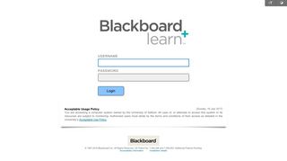 Blackboard Learn - the University of Salford