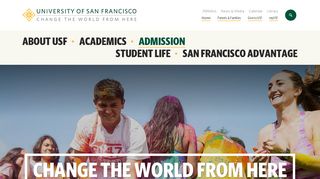 Undergraduate Admission | University of San Francisco