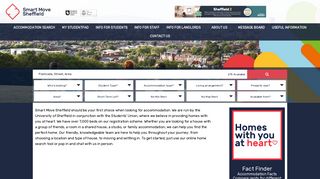 Student accommodation in Sheffield - houses homes flats housing