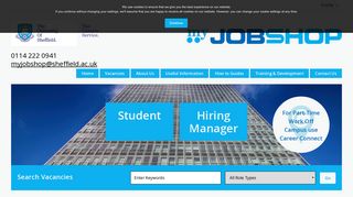 Welcome to myJobshop - University Of Sheffield
