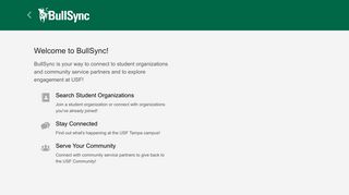 University of South Florida | BullSync - OrgSync