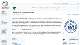 University of Southern Maine - Wikipedia