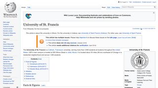 University of St. Francis - Wikipedia