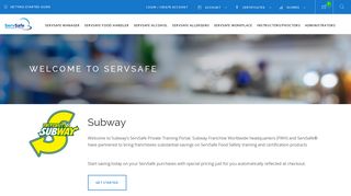 Subway - ServSafe