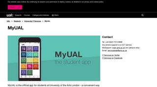 MyUAL | UAL - University of the Arts London