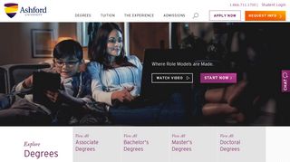 Ashford University: Online Colleges & University