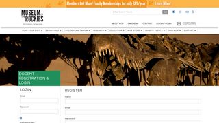 Docent Login - Museum of the Rockies