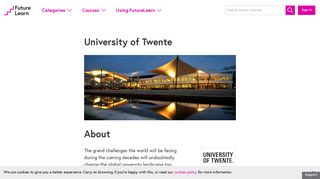 Online courses from University of Twente - FutureLearn