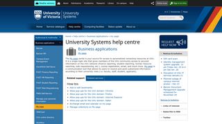 My page - University of Victoria