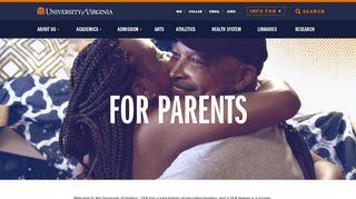 For Parents | The University of Virginia