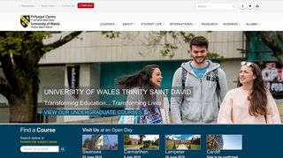 University of Wales Trinity Saint David: UWTSD Home