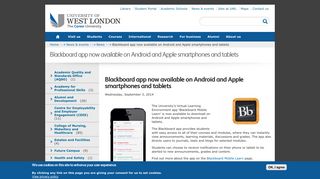 Blackboard app now available on Android and Apple smartphones ...